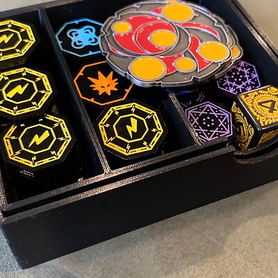 Keyforge Token Box for Ultimate Guard Flip N Tray