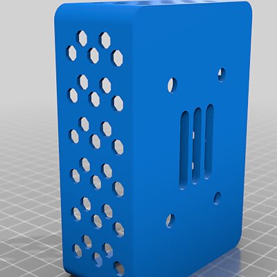 Wall support for a Raspberry Pi 3 Model B standard case