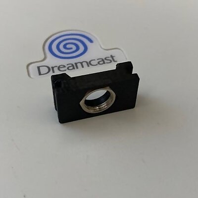 Dreamcast power supply port to DC plug adapter for picoPSU