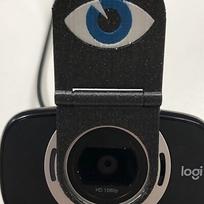 Privacy Cover for the Logitech C610 Webcam with eye