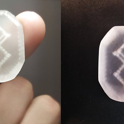 Blasphemous gem transparent symbol