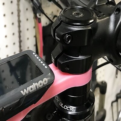 Improved Wahoo Elemnt steerer tube headset mount