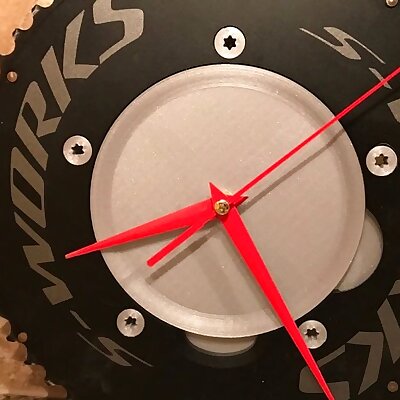 Chainring clock for 5x130mm aero time trial chainring