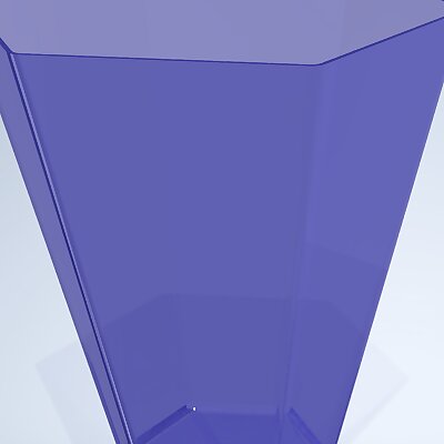 Hexagon vase