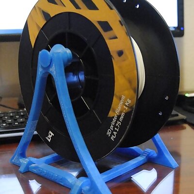 Smart and simple filament Spool Holder all printed version