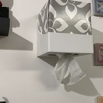 Tissue Box Wall Hanger Parametric