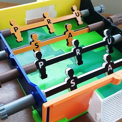 Foosball puzzle easy to assemble