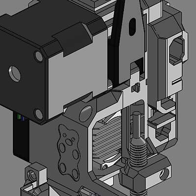 MK3S  MK2S Bear Copperhead Extruder with Bondtech Idler Lever