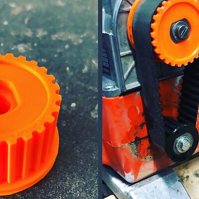 Gear for Beltgrinding machine