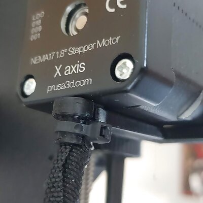 Prusa Xaxis motor cable holder