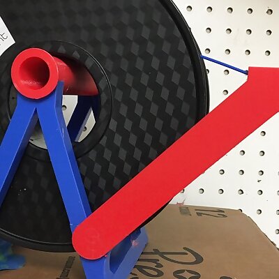 Filament Roller with Adjustable Arm for Oiler