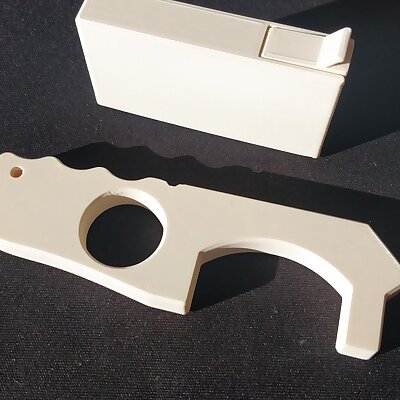 Door handle and button pusher with housing by drdentz remixed