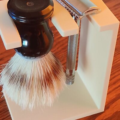 Shaving Stand for Brush and Razor