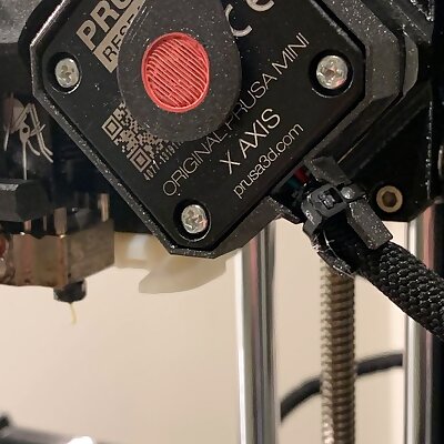Xaxis strain relief remix for Prusa Mini