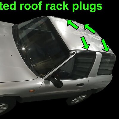 First gen RAV4 roof rack plugs