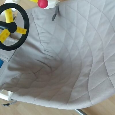 Interactive steering wheel toy with levers for toddlers