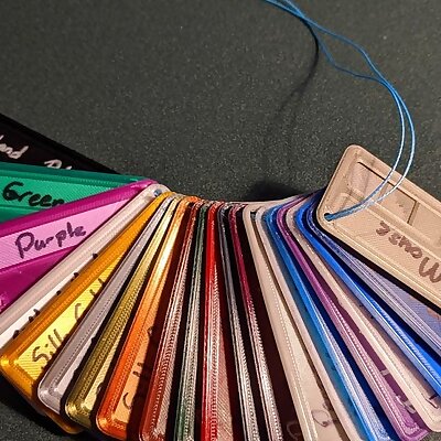 Filament sample cards for box remixed