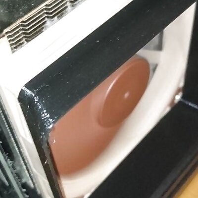 Fan shroud for Noctua LHL9aAM4 CPU cooler in Kolink Rocket case