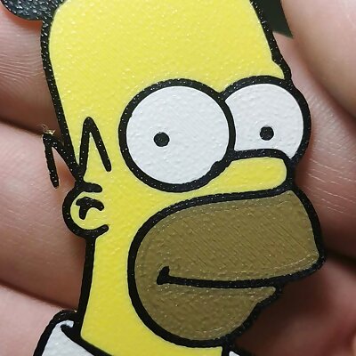 Homer Face Color Keychain  Poor Mans MMUs