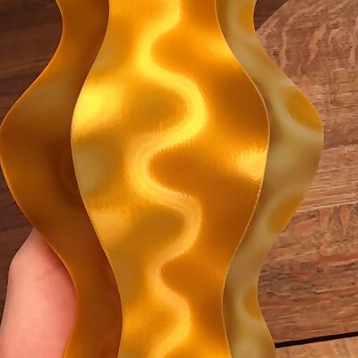 Liquid Gold Vase