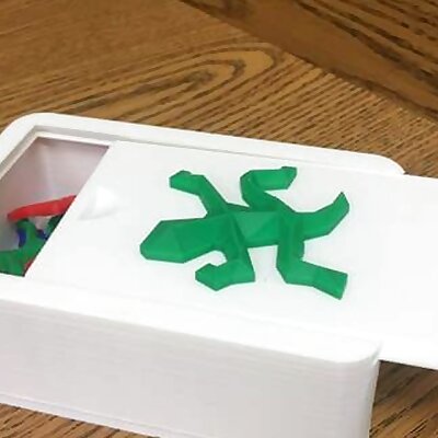 MC Escher Lizard Puzzle  Box