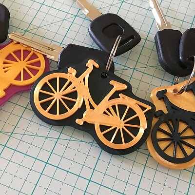 Bike Keychain  2 Colors