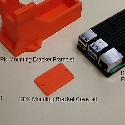 Raspberry Pi 4 Mounting Bracket for Prusa MK3S