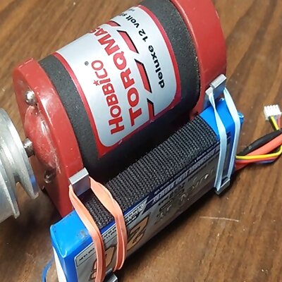 RC starter battery holder