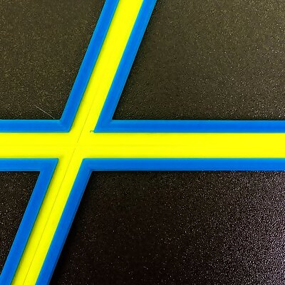 Sweden cross flag 🇸🇪 VOLVO design