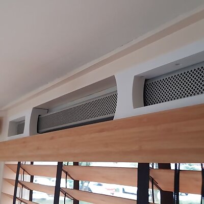 Blinds Frame for Window with air vents