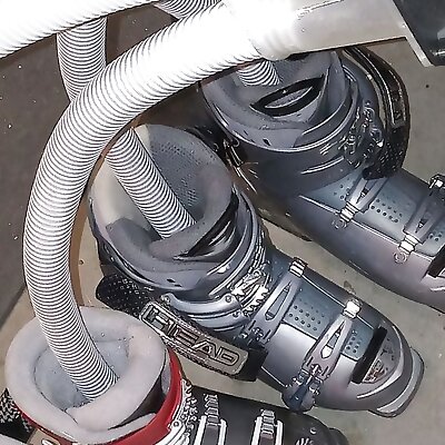Ski boot dryer with 12VDC FAN 92x92mm