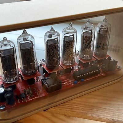 Retro Nixie Clock Enclosure