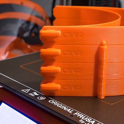 Face Shield CS V2  1h per shield !  4x Stacked  easy separation  More comfortable and faster print  compatible with Prusa