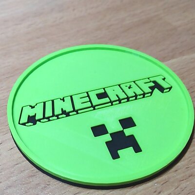 Minecraft Coaster  For Large CupsMugs