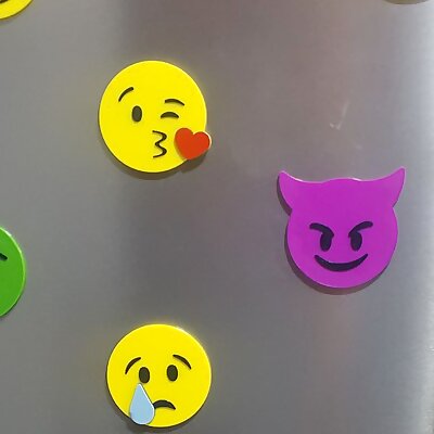 Adorno nevera con imán  Emojis