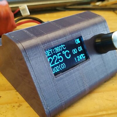 Yet another case for T12 OLED soldering station 13 KSGER version w XT60