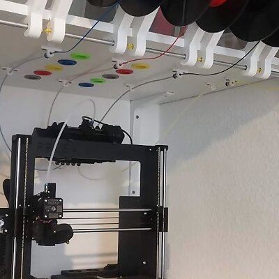 ShelfMounted Spool Holder for Prusa MMU2S  i3