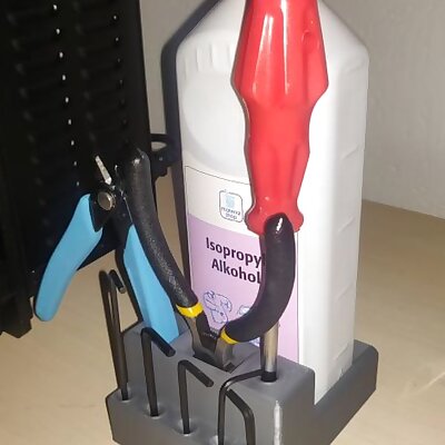 Prusa Tool Stand  wire snippers and isopropyl bottle