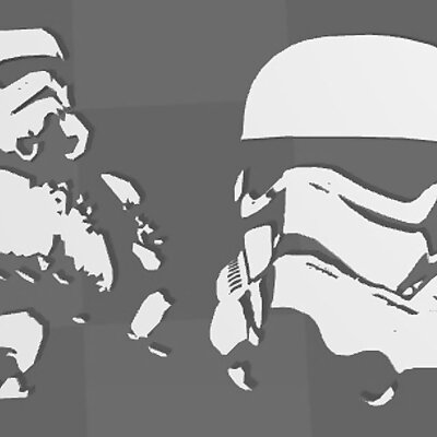 Storm Trooper 3D Wall Art