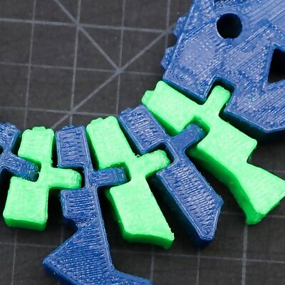 Two Color Flexi Rex Dinosaur  Dual Extrusion Print!