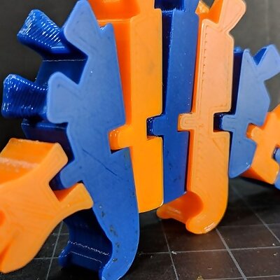 Articulated Stegosaurus  Two Color Print  Dual Extrusion