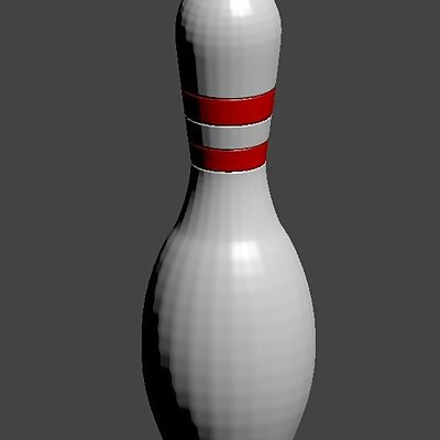 Two Color Bowling Pin  Dual Extrusion Print!