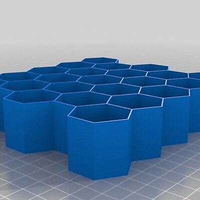 Customized Parametric Honeycomb containers 5x5