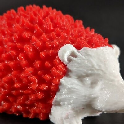 Two Color Hedgehog  Dual Extrusion Print!