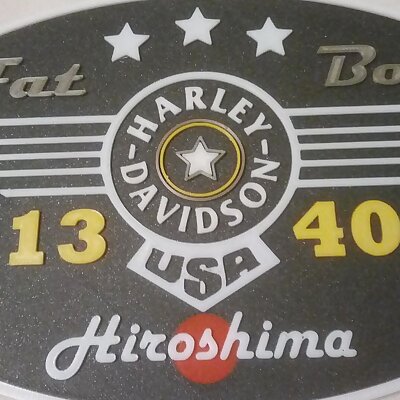 Harley Davidson FatBoy logo