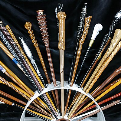 Open Book Harry Potter Wands Stand