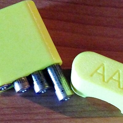 AAA Battery Box for four AAA Batteries