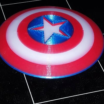 Captain America Shield Refrigerator Magnet