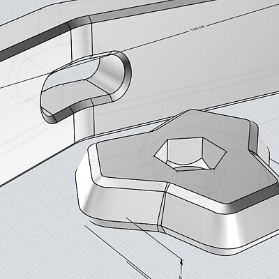 Schnellspanner für Aluschienen CProfil  Quick release for aluminium rails Cprofile