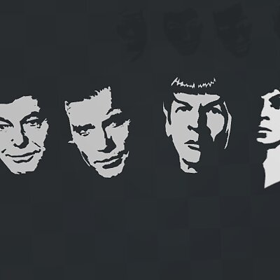 Star Trek Character Wall Art